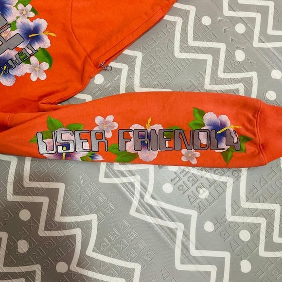 Rare sample adidas Jeremy Scott sweater fleece sweatshirt jacket - Picture 6 of 11